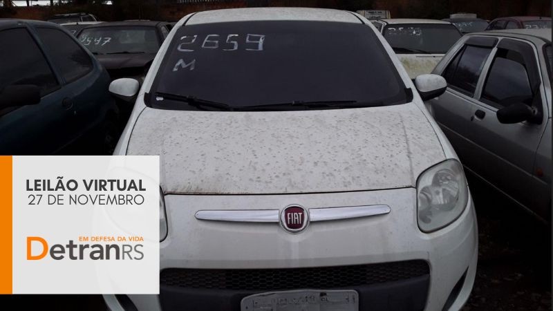 Leilão do Detran tem Palio com lance mínimo de R$ 11.700 e Aircross a partir de R$ 8.800