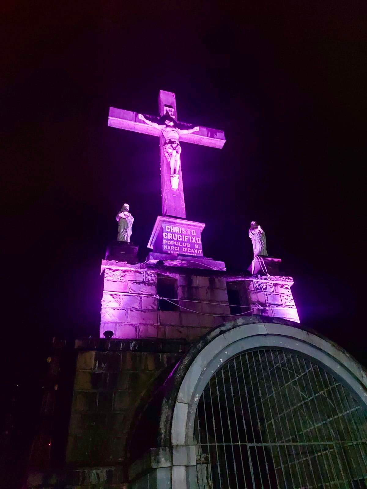 Monte Calvário em São Marcos é revitalizado e ganha nova iluminação