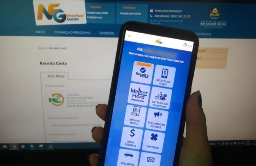 Sorteio do Nota Fiscal Gaúcha distribui R$ 200 mil em prêmios na quinta (31)