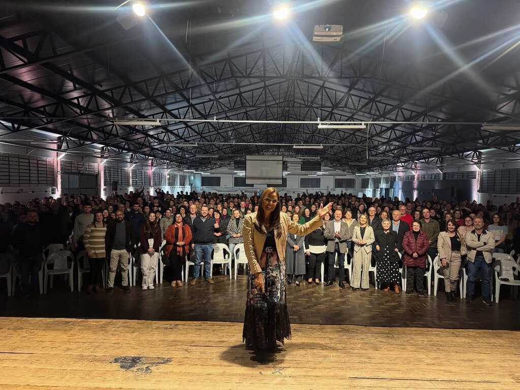 Palestra de Cristina Ranzolin reúne quase 900 pessoas em São Marcos