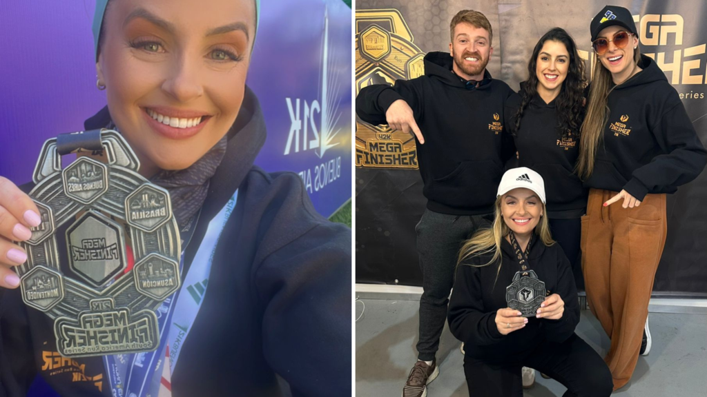 São Marcos no ritmo do mundo: Renata Garibaldi é a 1ª brasileira a completar o circuito Mega Finisher (21 km)
