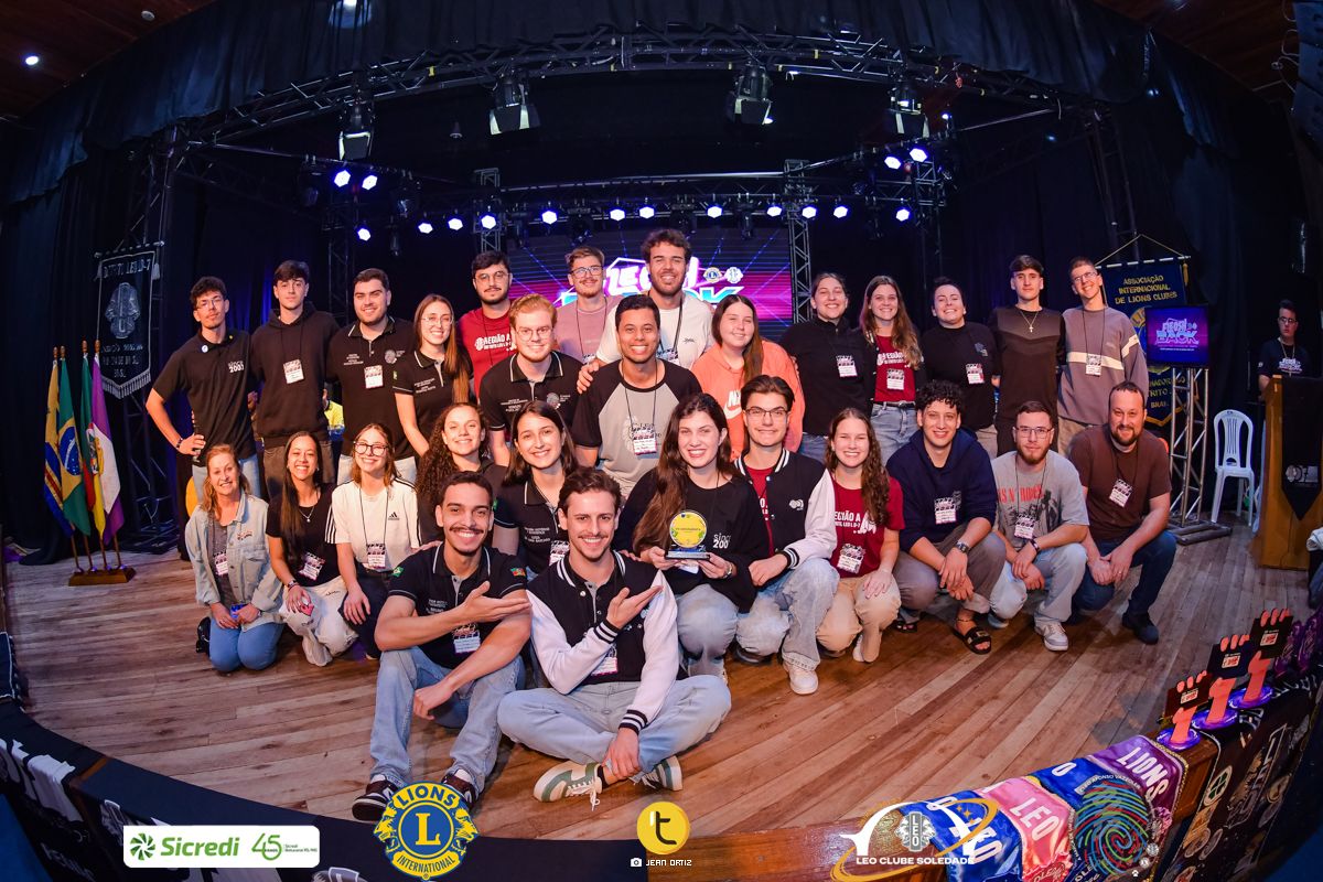 LEO Clube São Marcos conquista 1º lugar geral em conferência distrital em Soledade