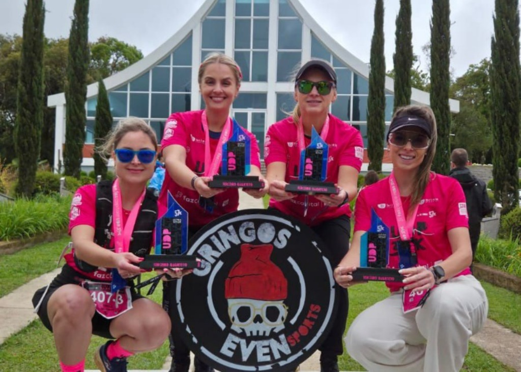 Quarteto feminino de São Marcos conquista 3º lugar no Ultra Desafio do Padre em Caxias do Sul