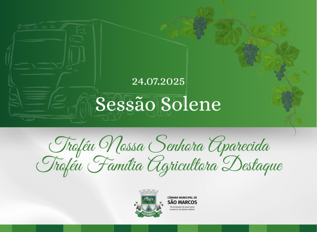 Câmara de Vereadores homenageia motoristas e agricultores com troféus em São Marcos