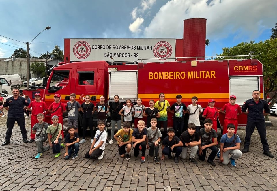 Aulas do Projeto Bombeiro Mirim iniciam em São Marcos com 21 novos alunos