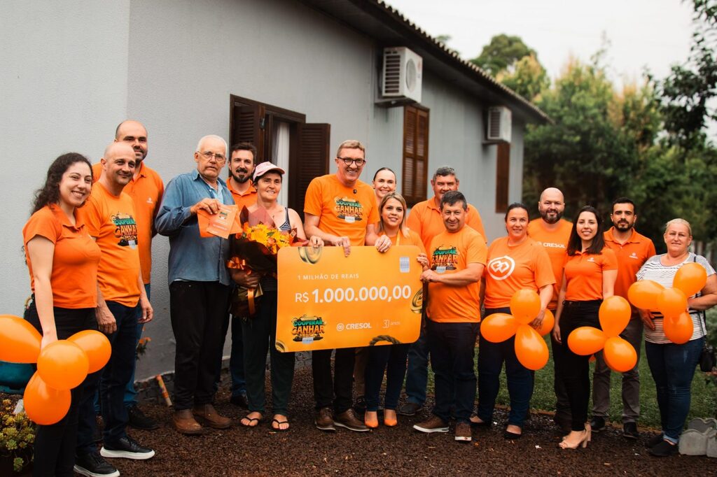 Agricultora de Bom Progresso (RS) ganha prêmio de R$ 1 milhão da campanha Cooperar é Ganhar