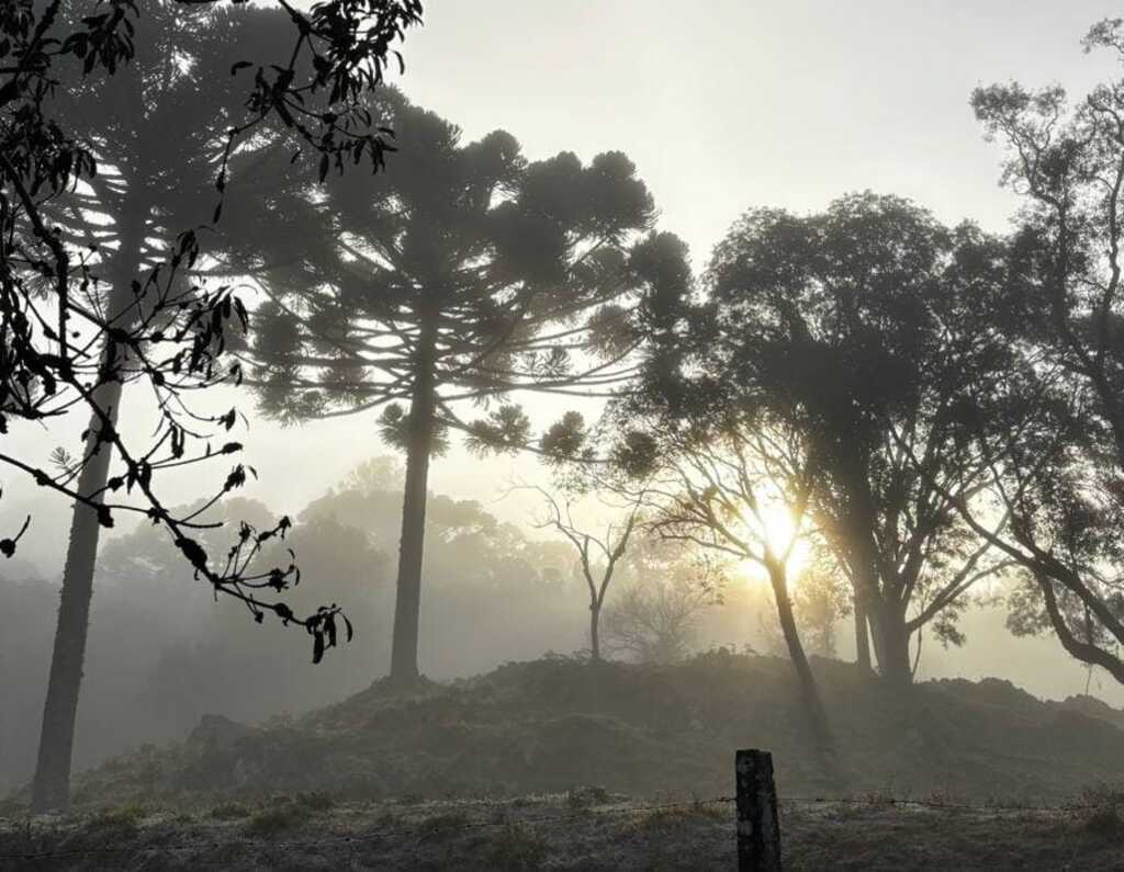 Quarta-feira terá frio antes da sequência de dias chuvosos