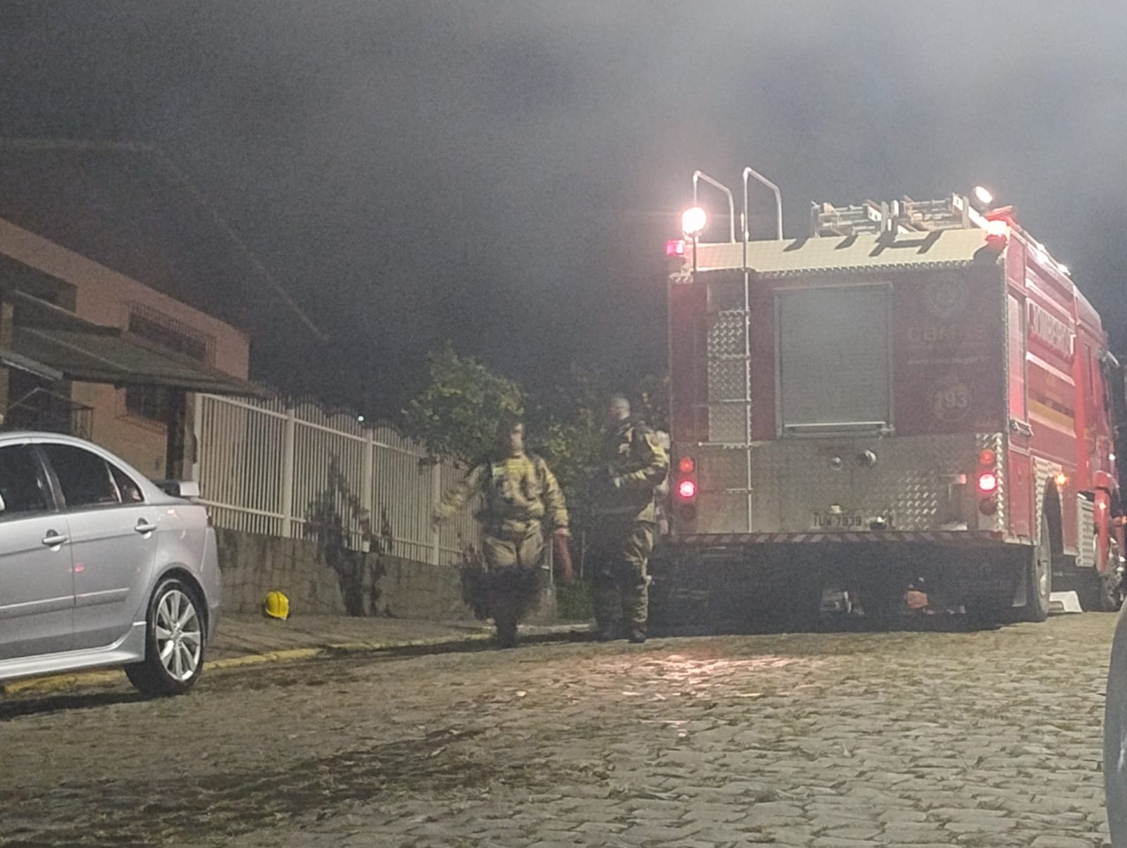 Bombeiros atenderam princípio de incêndio em residência em São Marcos