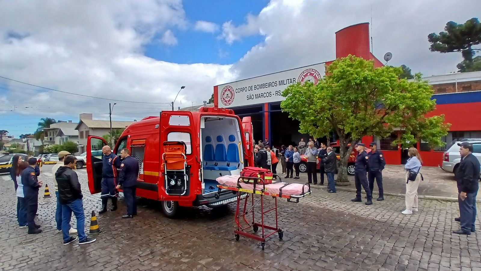 Bombeiros de São Marcos recebem nova viatura de resgate através do programa PISEG