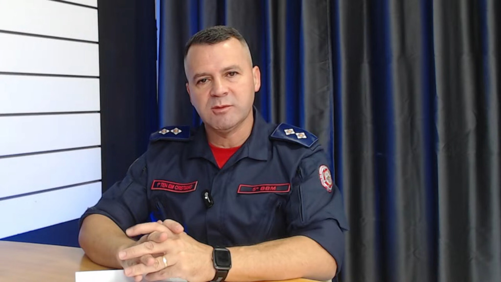 Tenente Julio Cristiano da Rosa faz balanço da atuação do Corpo de Bombeiros de São Marcos em 2025
