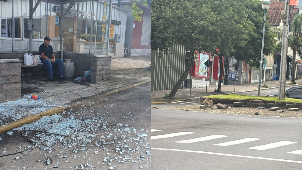 Danos em estruturas públicas no Centro de São Marcos levantam questionamentos