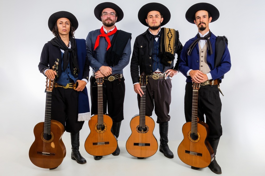 Quarteto Coração de Potro se apresenta nos Festejos Farroupilhas em São Marcos