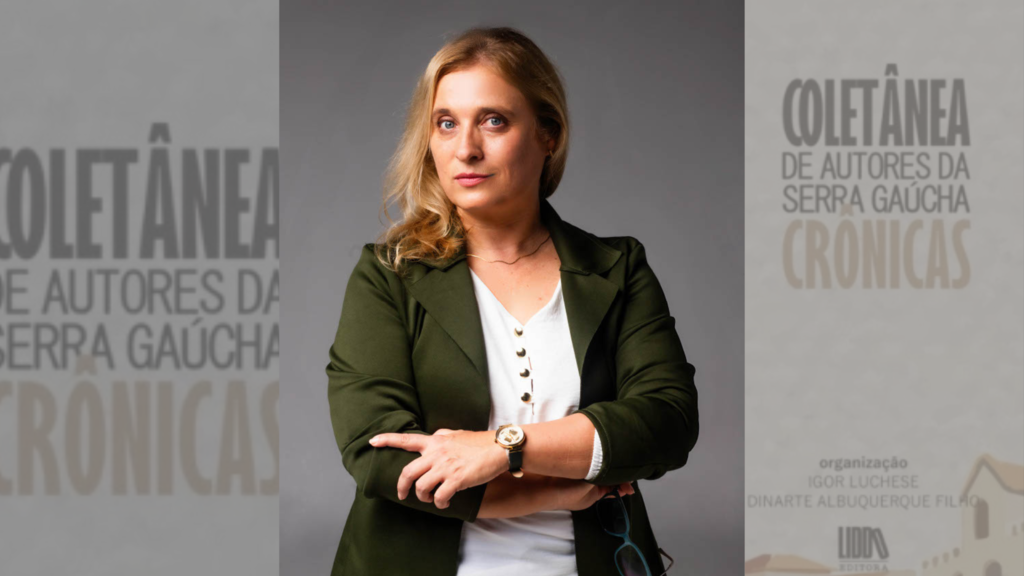 Candice Soldatelli representa São Marcos na coletânea de crônicas lançada em Caxias do Sul