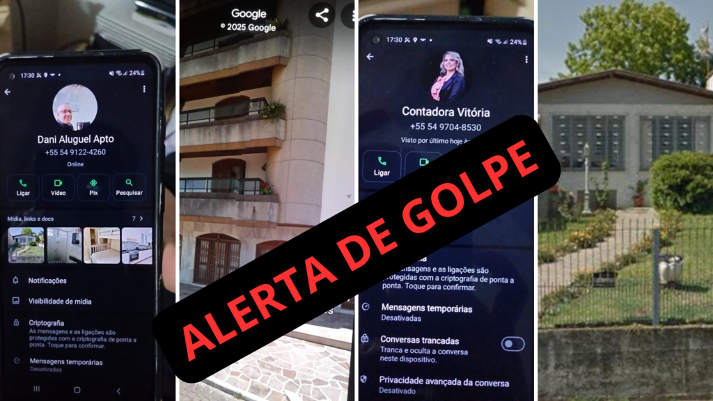 Golpes de aluguel em São Marcos: golpistas usam imagens de imóveis conhecidos, criam contas falsas e fazem pressão para receber valores antecipados