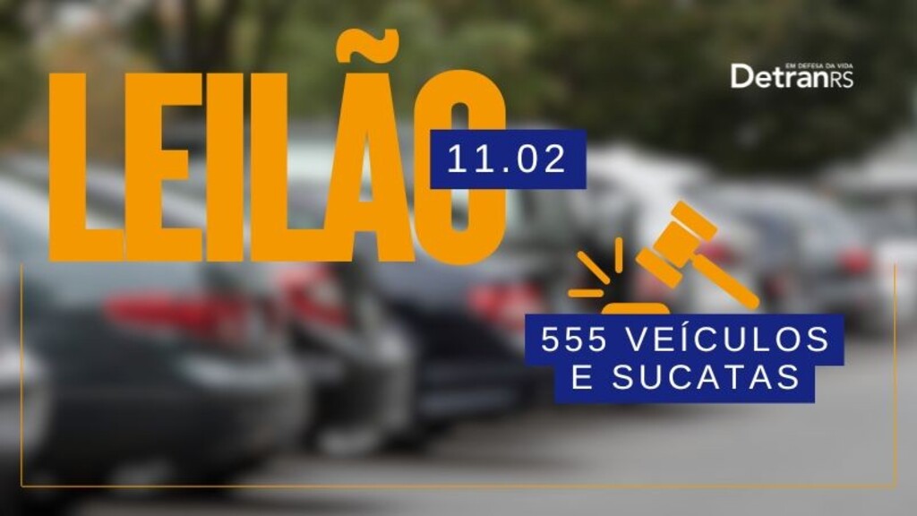 Leilão do Detran tem Nova Saveiro com lance mínimo de R$ 15.000 e Yamaha Fazer a partir de R$ 10.500